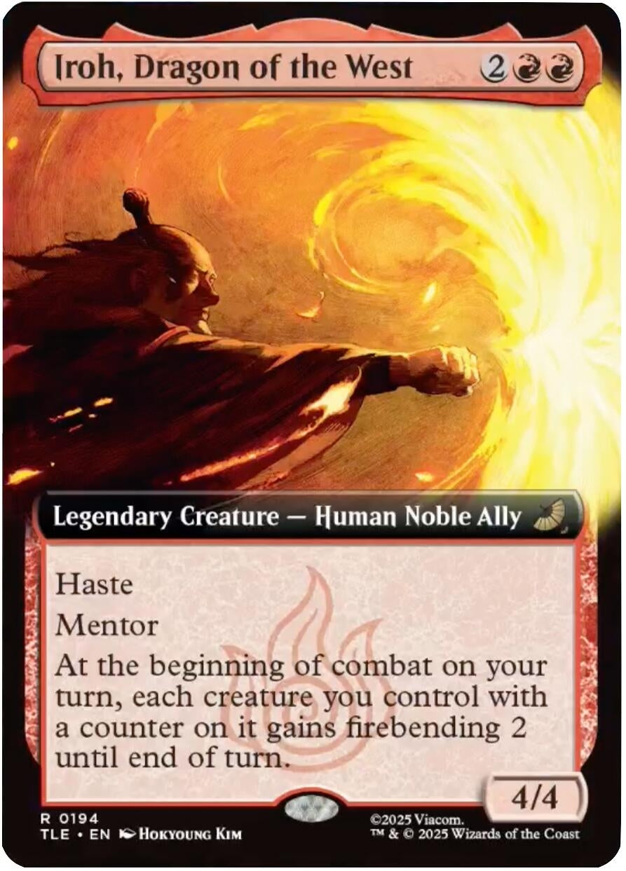 Iroh, Dragon of the West (Extended Art) (194) (TLE)