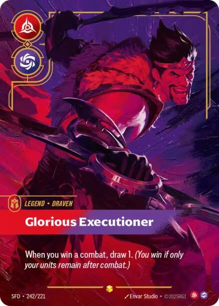 Draven - Glorious Executioner (Overnumbered) (242/221) (SFD)
