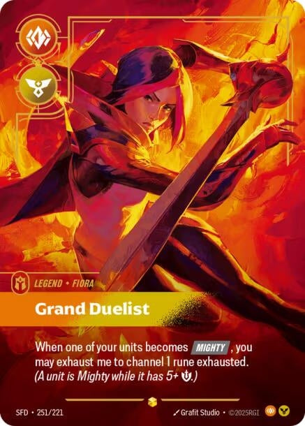Fiora - Grand Duelist (Overnumbered) (251/221) (SFD)