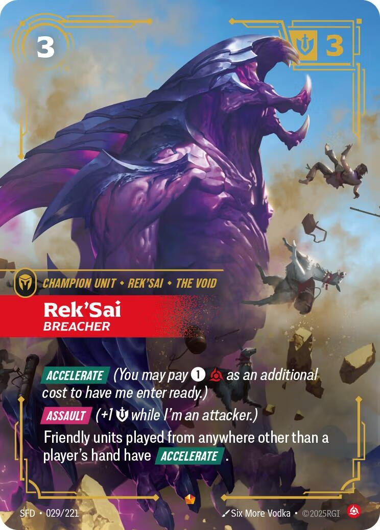 Rek'Sai - Breacher (029/221) (SFD)