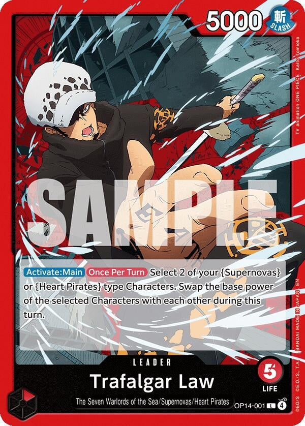 Trafalgar Law - OP14-001 (OP14-001) (OP14)