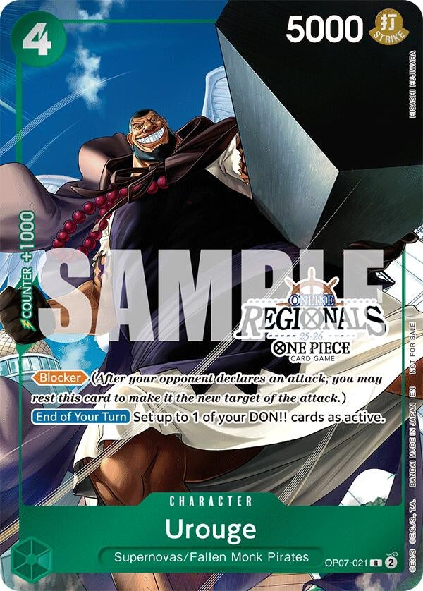Image for Urouge (Online Regional Participation Pack 2025 Vol.1) (OP07-021) (OP-PR) - One Piece Card Game