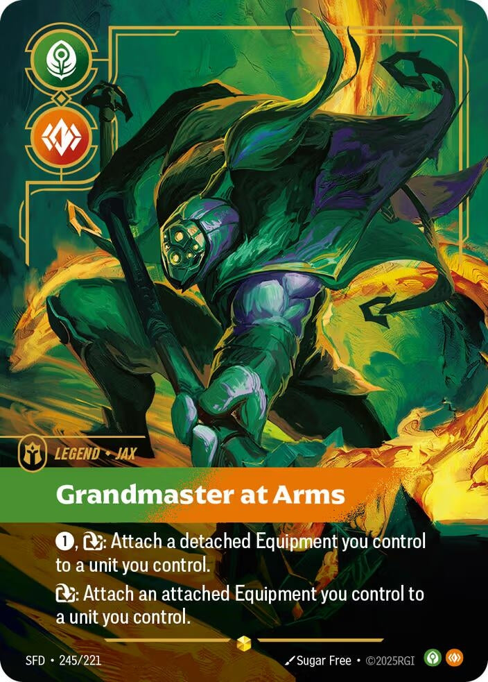 Jax - Grandmaster At Arms (Overnumbered) (245/221) (SFD)