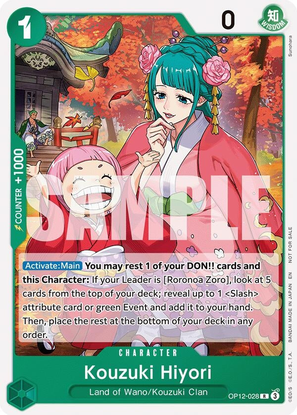 Kouzuki Hiyori (Tournament Pack 2026 Vol. 1) (OP12-028) (OP-PR)