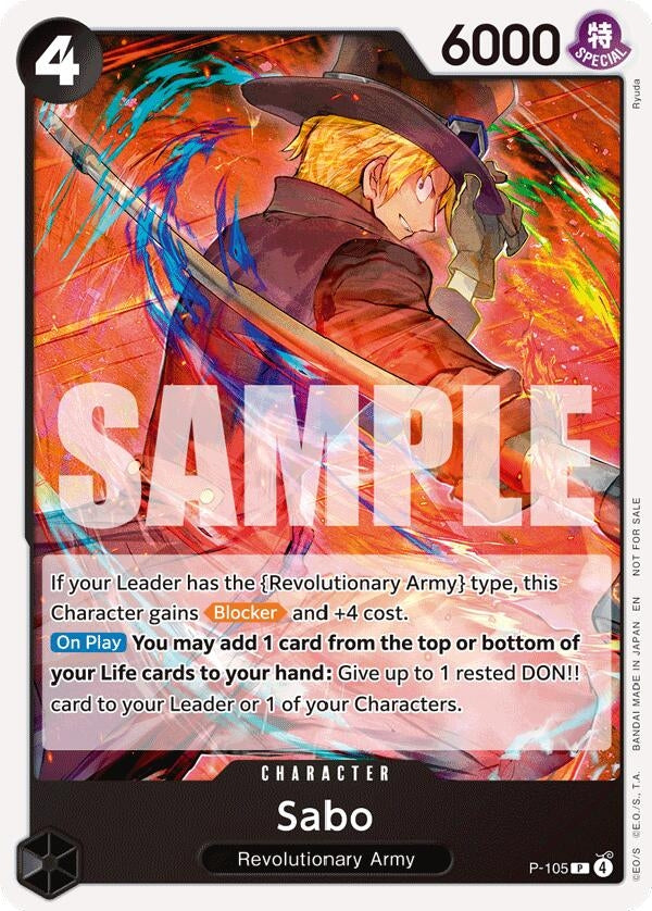 Sabo (Store Tournament 2025 Vol. 4) (P-105) (OP-PR)