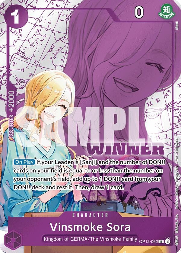 Vinsmoke Sora (Winner Pack 2026 Vol. 1) (OP12-062) (OP-PR)