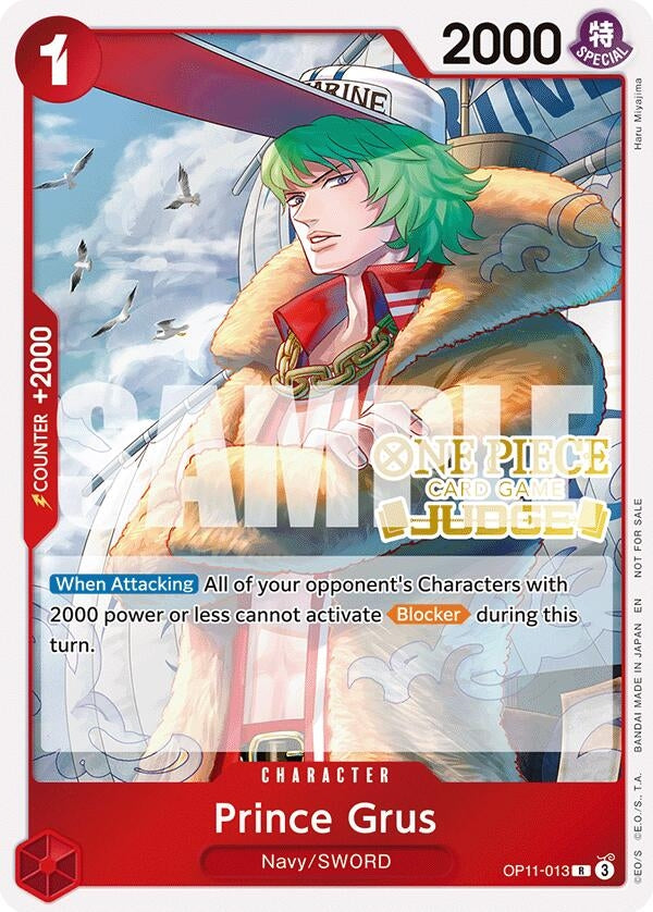 Prince Grus (Judge Pack Vol. 7) (OP11-013) (OP-PR)