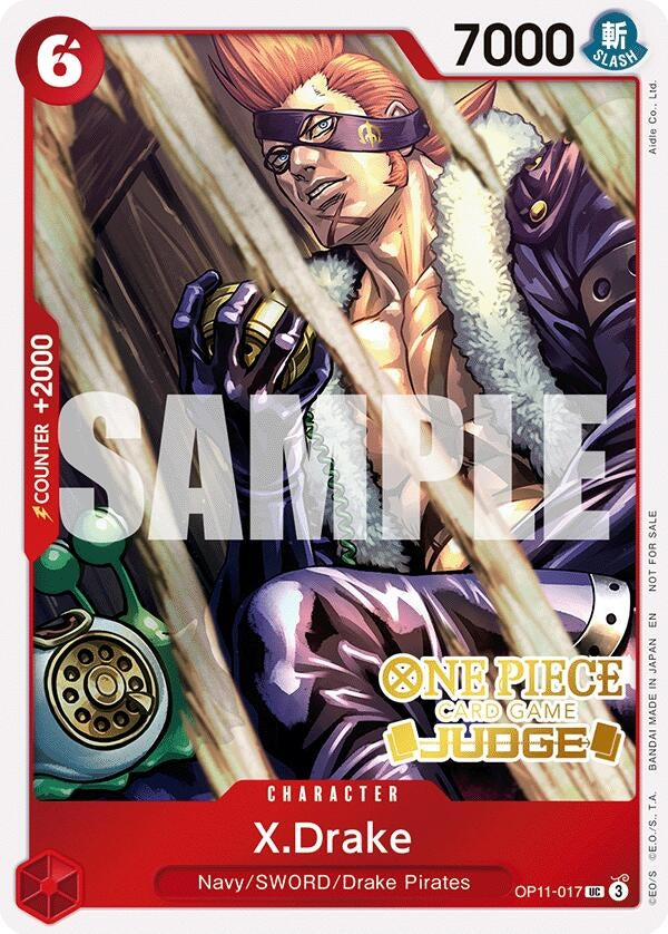 X.Drake (Judge Pack Vol. 7) (OP11-017) (OP-PR)