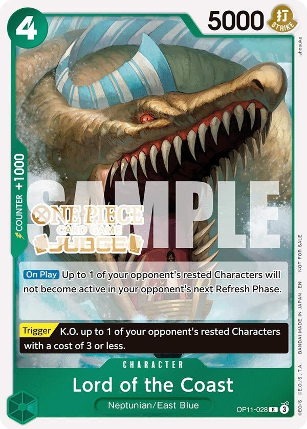 Lord of the Coast (Judge Pack Vol. 7) (OP11-028) (OP-PR)
