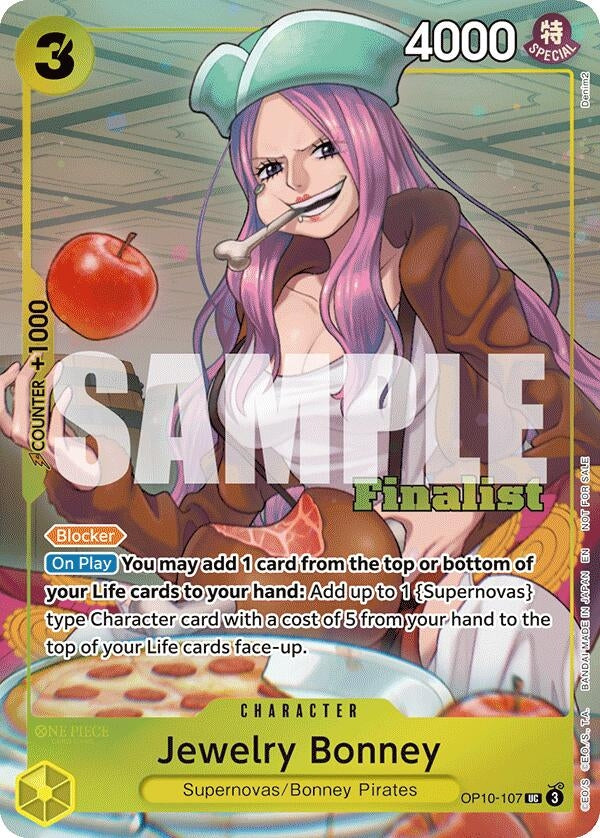 Jewelry Bonney (CS 25-26 Finalist Card Set 2) (OP10-107) (OP-PR)