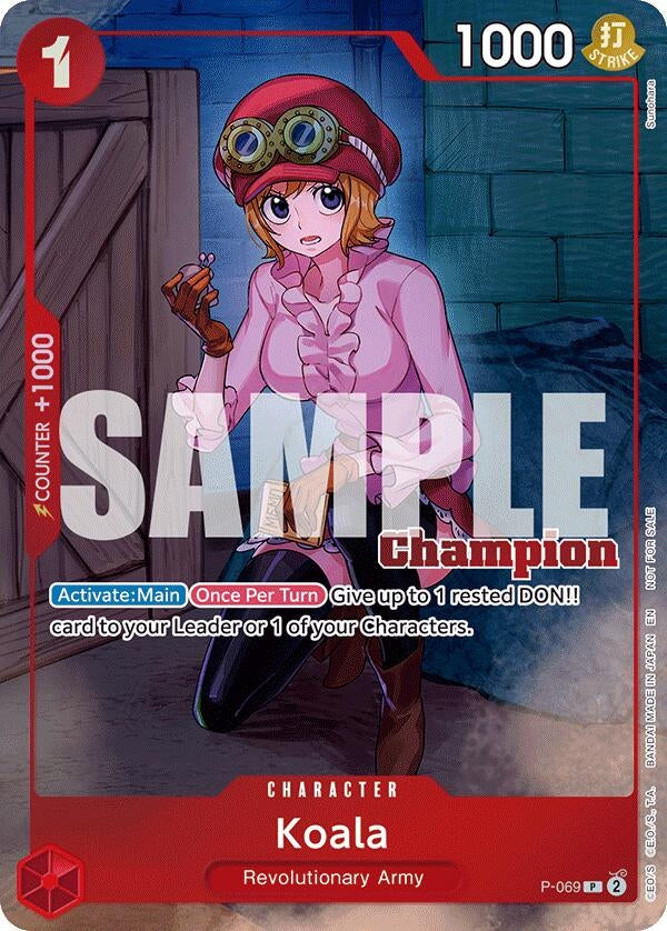Image for Koala (CS 25-26 Winner Card Set 2) (P-069) (OP-PR) - One Piece Card Game