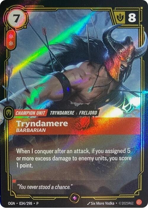 Tryndamere - Barbarian (034/298) (OPP)