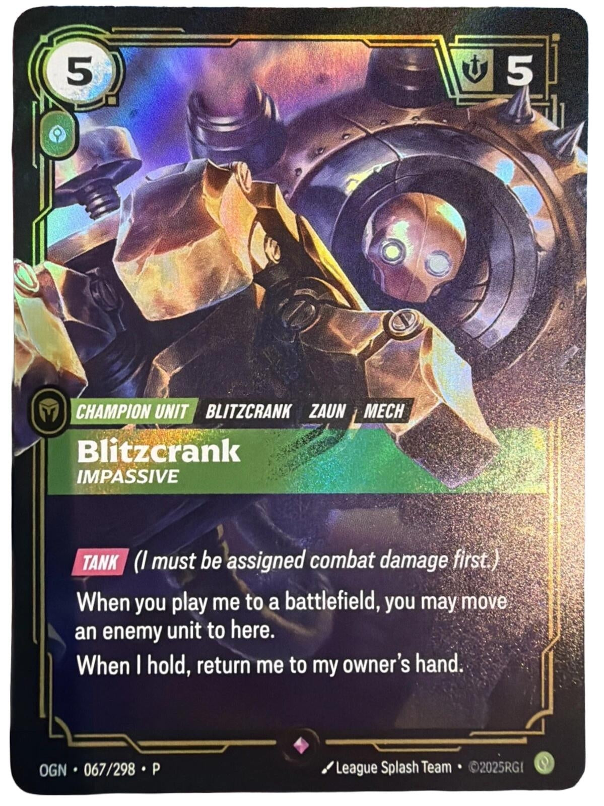 Blitzcrank - Impassive (067/298) (OPP)