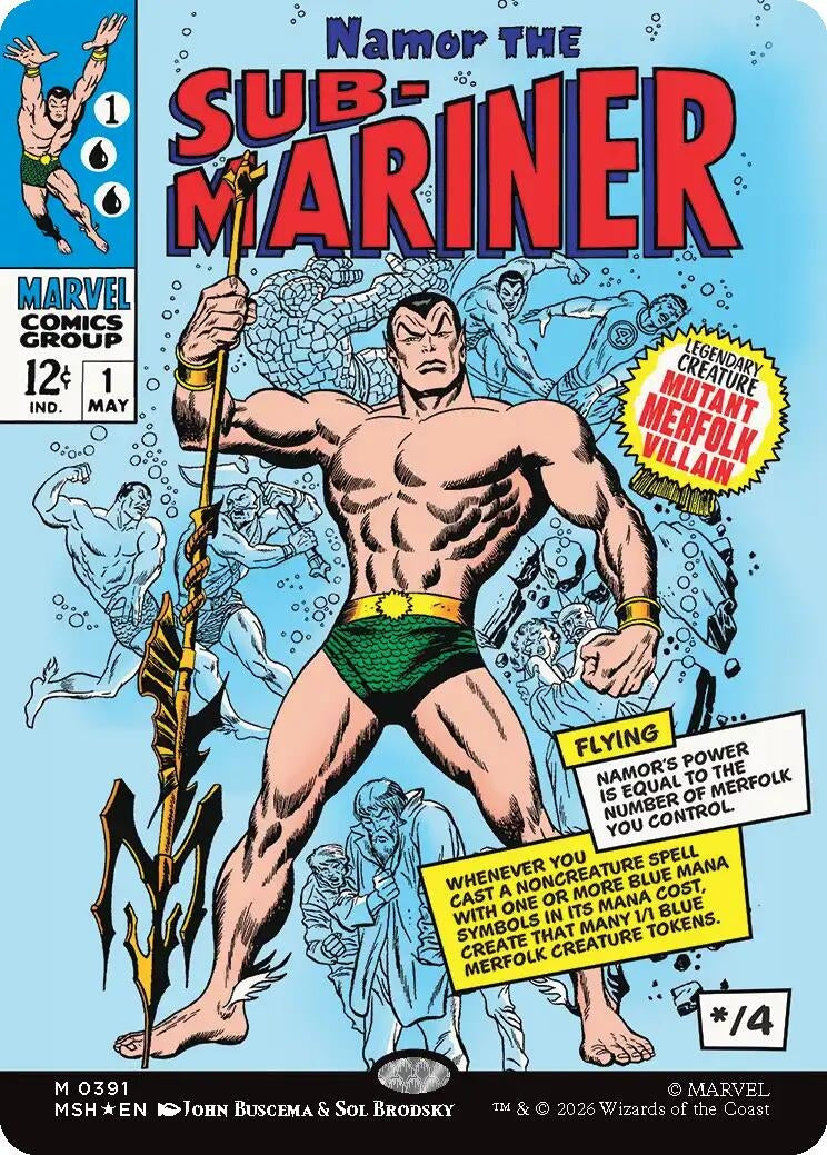 Namor The Sub-Mariner (Borderless) (391) (391) (MSH)