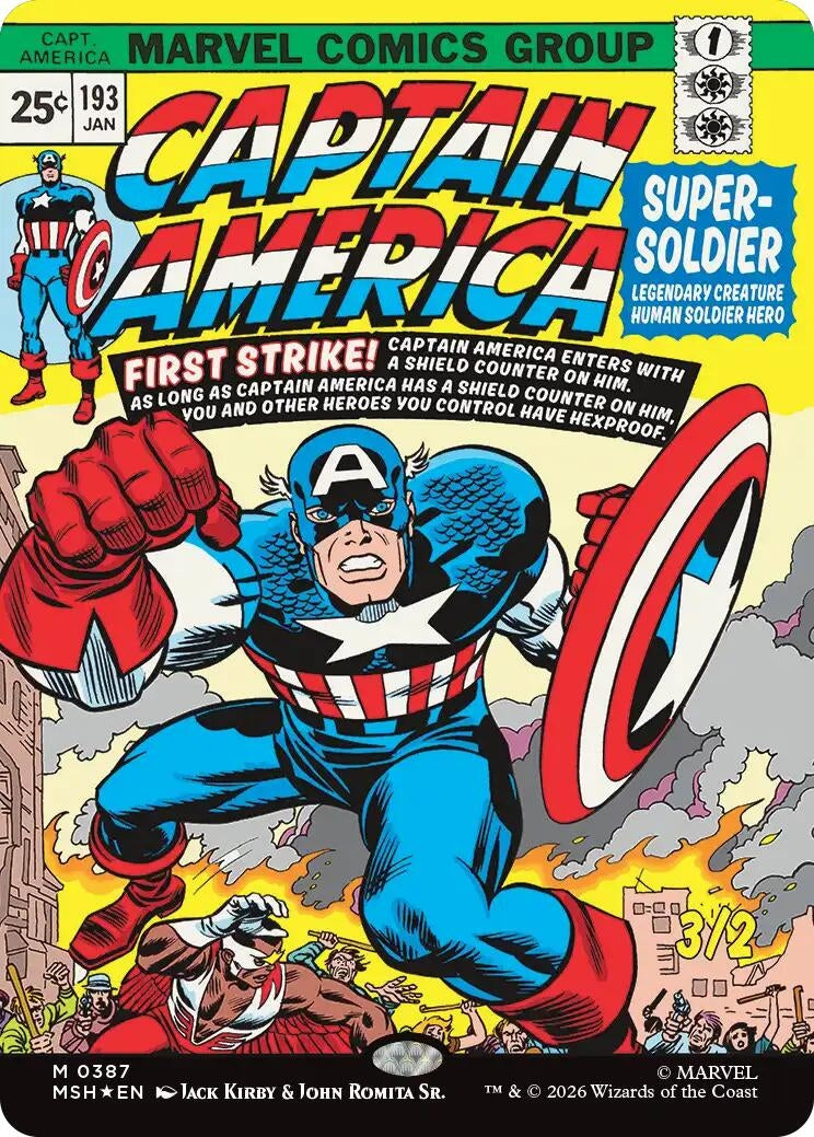 Captain America, Super-Soldier (Borderless) (0387) (387) (MSH)