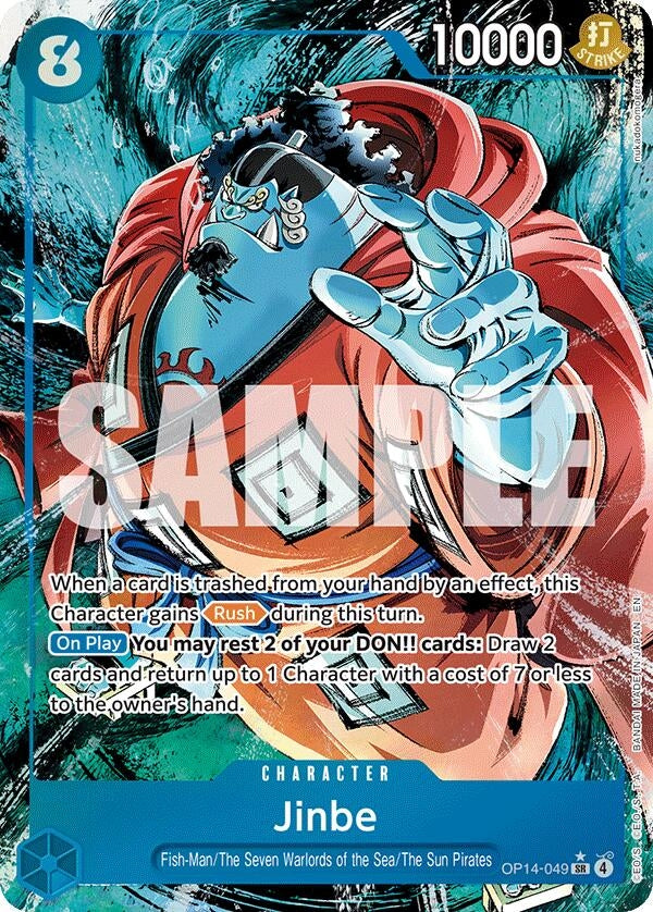 Jinbe - OP14-049 (Alternate Art) (OP14-049) (OP14)