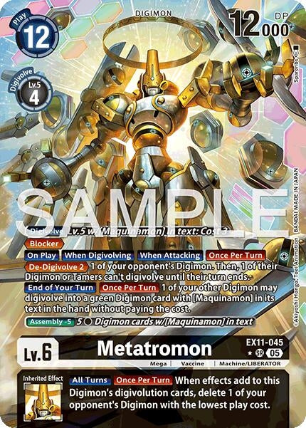 Metatromon (Alternate Art) (EX11-045 SR) (EX-11)