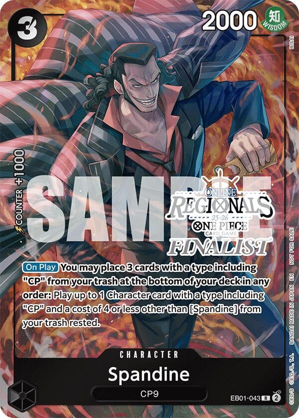 Image for Spandine (Online Regional Finalist Card Set 2025 Vol.1) (EB01-043) (OP-PR) - One Piece Card Game