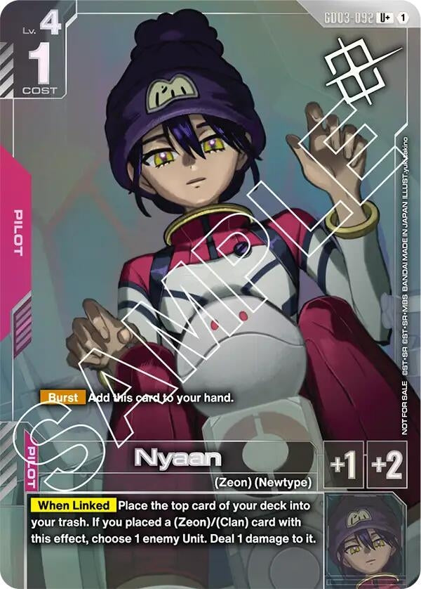 Nyaan (Store Tournament Winner Pack 03) (GD03-092) (GCG-PR)