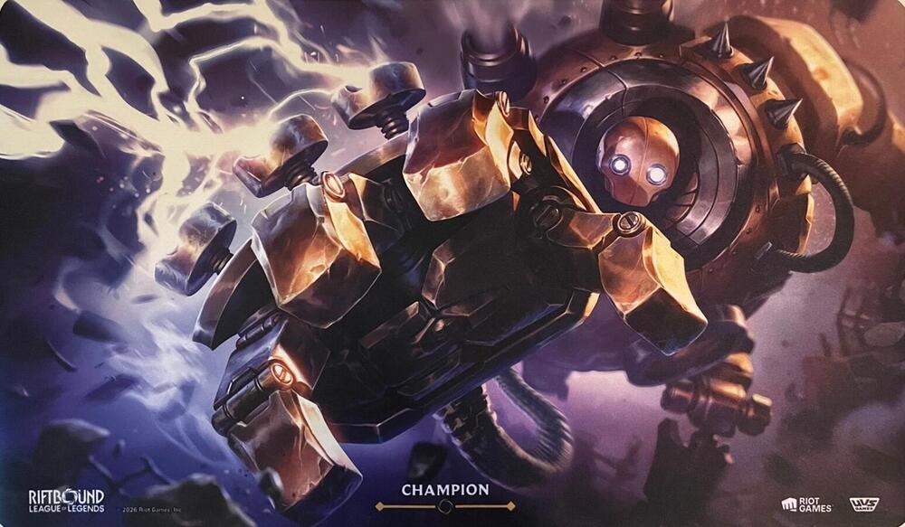 Riftbound: League of Legends Playmat - Blitzcrank (Summoner Skirmish) - Riftbound: League of Legends Playmats [OPEN]
