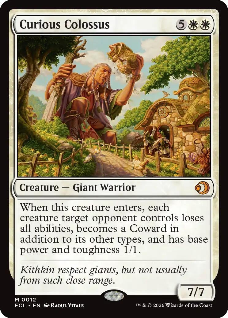 Curious Colossus (12) (ECL)
