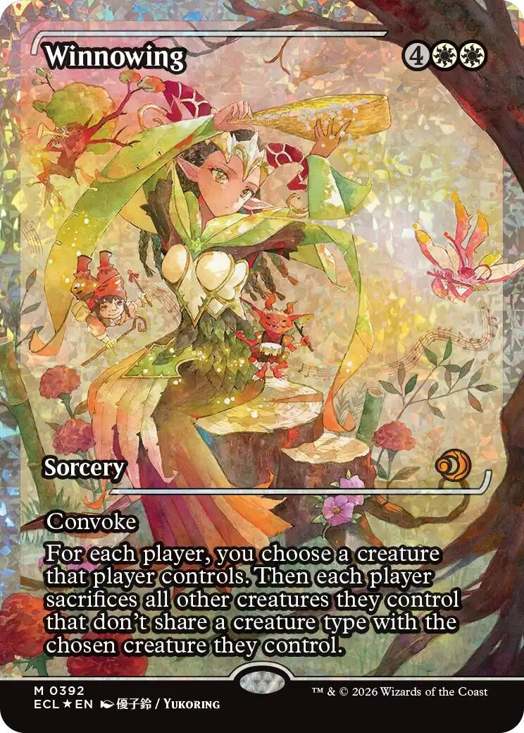 Winnowing (Showcase) (Fracture Foil) (392) (ECL)
