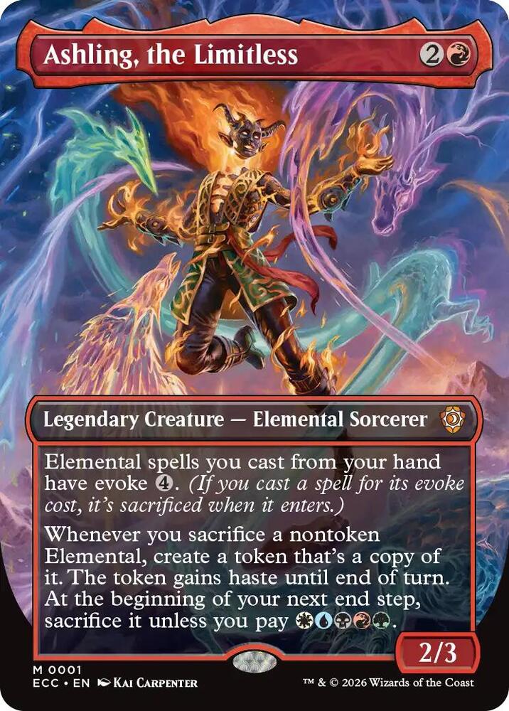 Dance of the Elements, Commander Deck, Lorwyn Eclipsed, New Opened Min Pack MTG