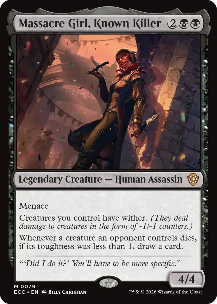 Massacre Girl, Known Killer (79) (ECC)