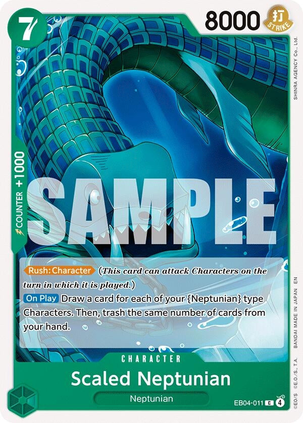 Image for Scaled Neptunian (EB04-011) (OP14) - One Piece Card Game