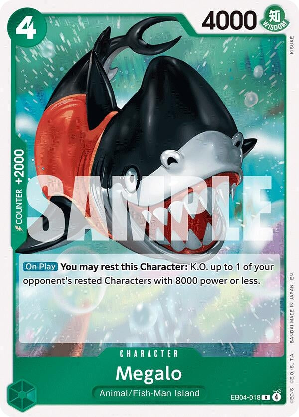Image for Megalo (EB04-018) (OP14) - One Piece Card Game