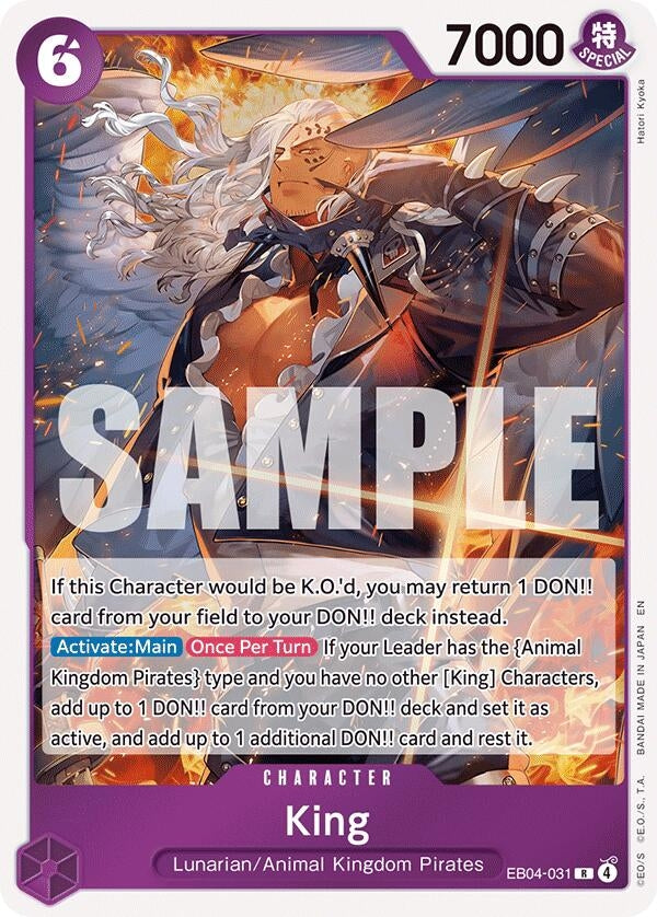 Image for King (EB04-031) (OP14) - One Piece Card Game