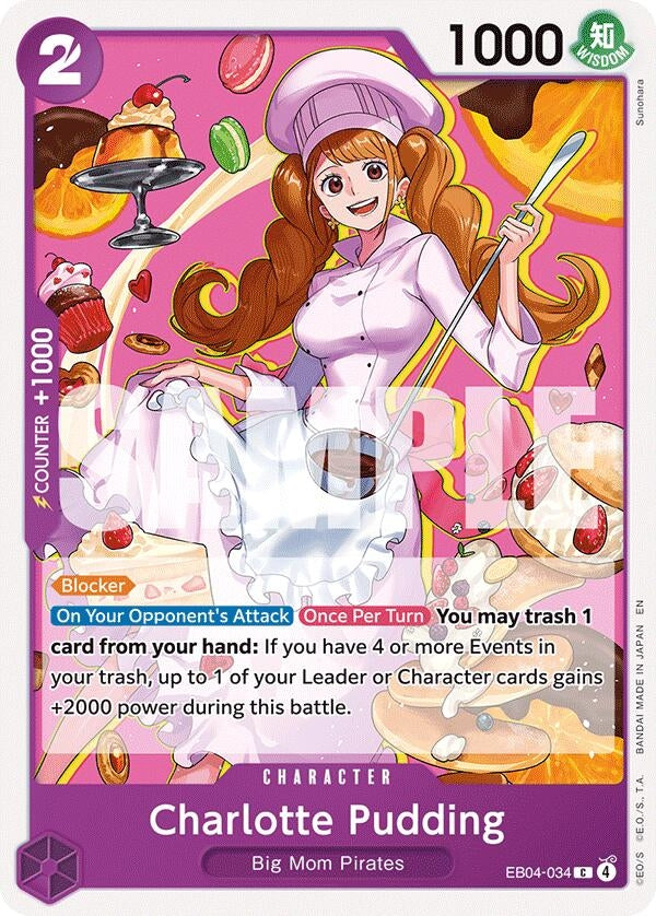 Image for Charlotte Pudding (EB04-034) (OP14) - One Piece Card Game