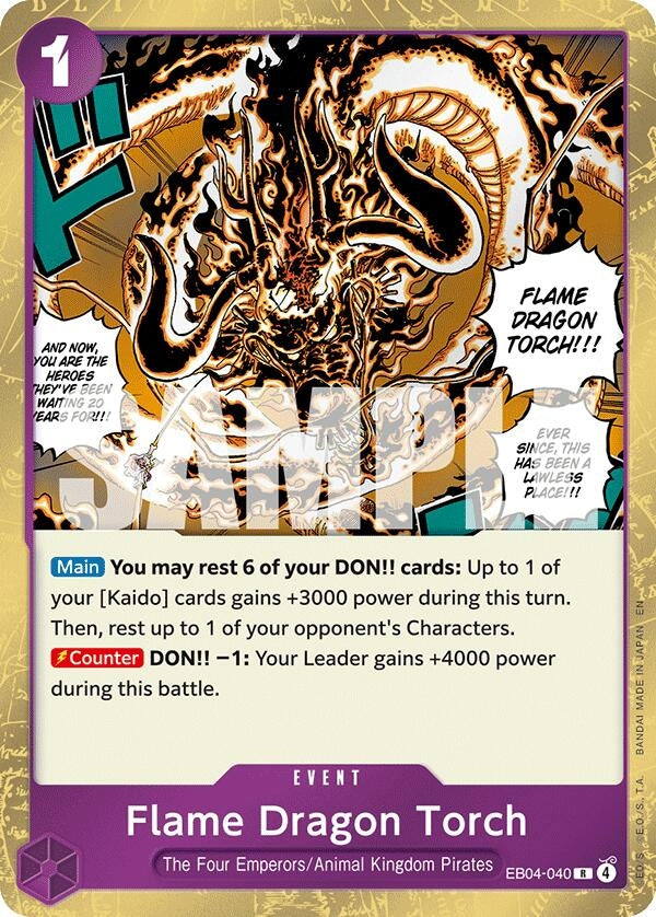 Image for Flame Dragon Torch (EB04-040) (OP14) - One Piece Card Game