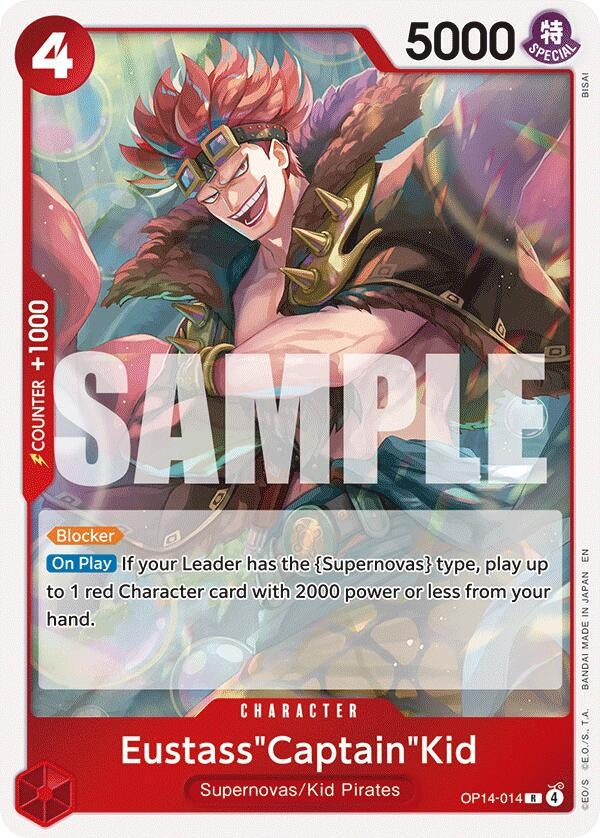 Image for Eustass"Captain"Kid - OP14-014 (OP14-014) (OP14) - One Piece Card Game