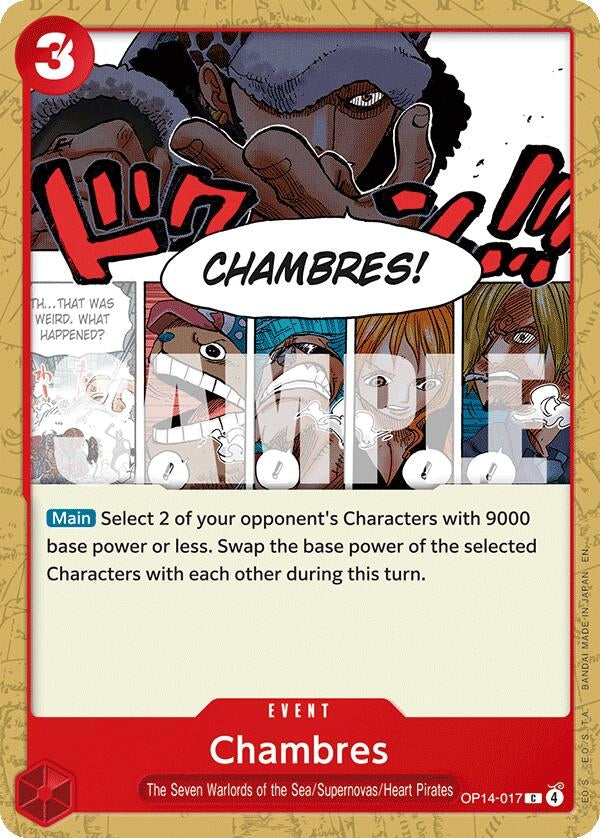 Image for Chambres (OP14-017) (OP14) - One Piece Card Game