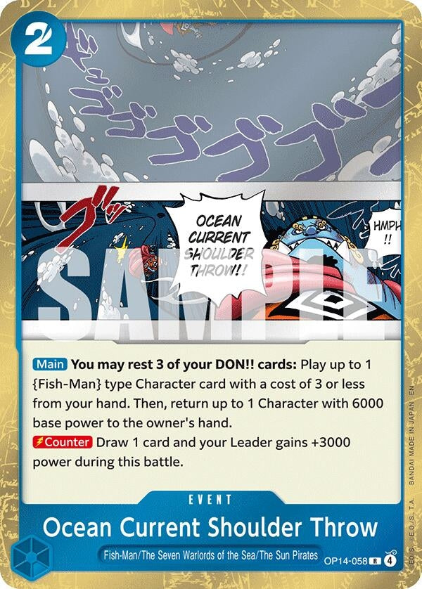 Image for Ocean Current Shoulder Throw (OP14-058) (OP14) - One Piece Card Game