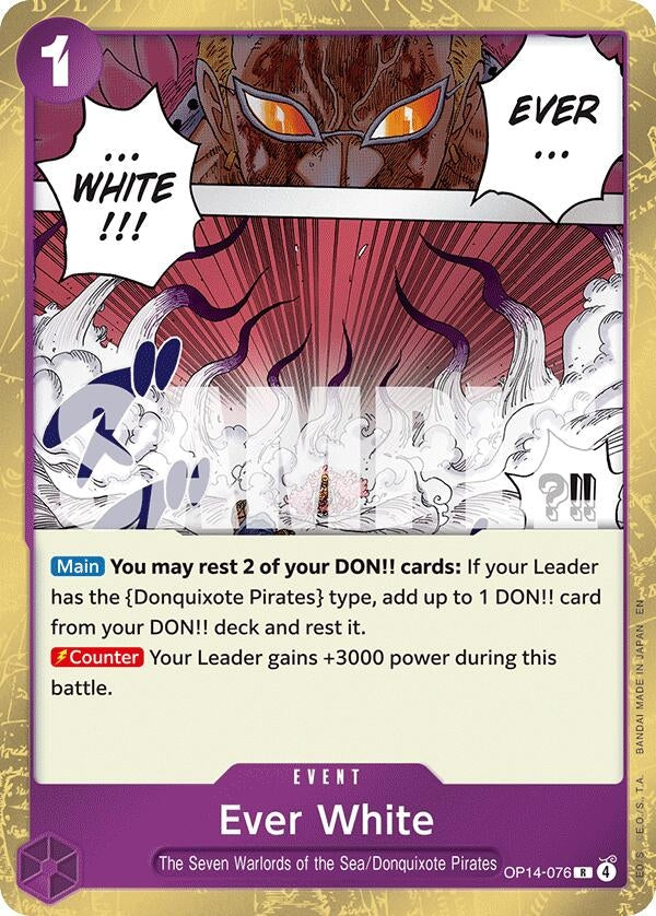Image for Ever White (OP14-076) (OP14) - One Piece Card Game