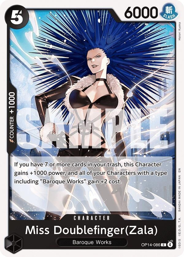 Image for Miss Doublefinger(Zala) (OP14-086) (OP14) - One Piece Card Game