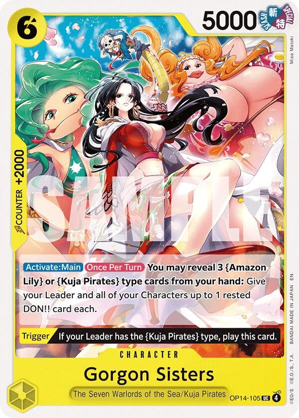 Image for Gorgon Sisters (OP14-105) (OP14) - One Piece Card Game