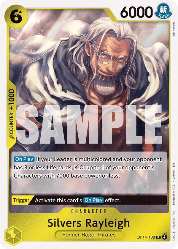 Image for Silvers Rayleigh (OP14-108) (OP14) - One Piece Card Game