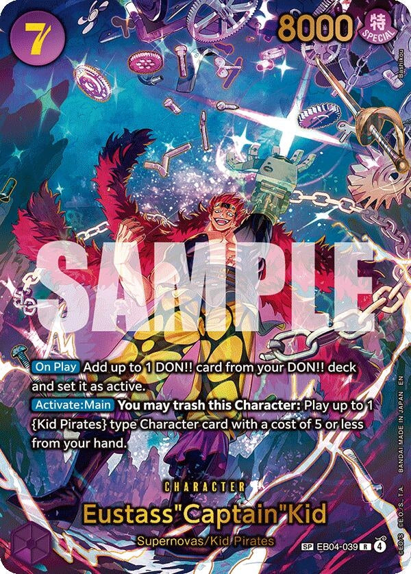 Eustass"Captain"Kid - EB04-039 (SP) (EB04-039) (OP14)