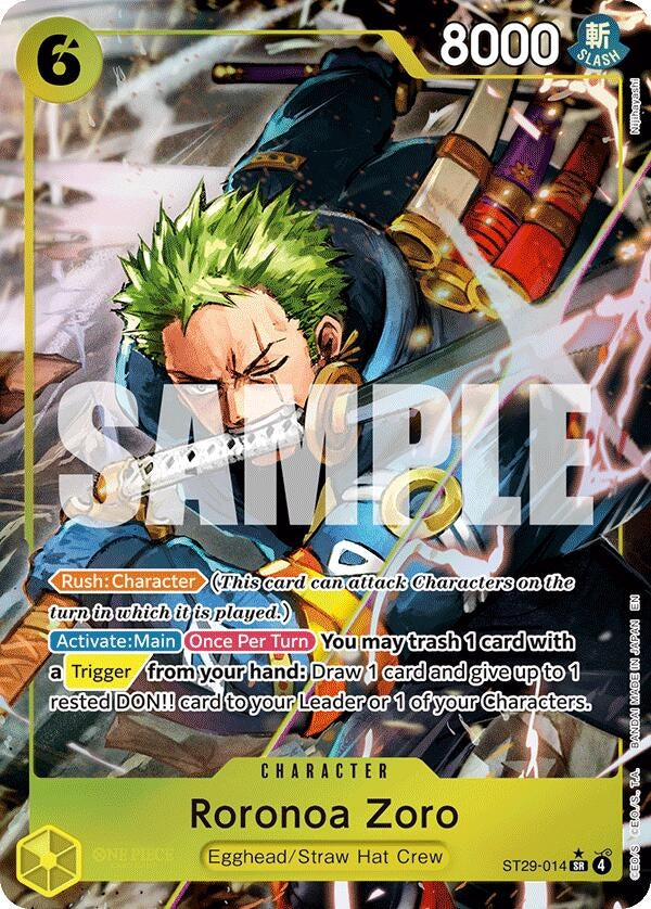 Roronoa Zoro (Full Art) (ST29-014) (ST-29)