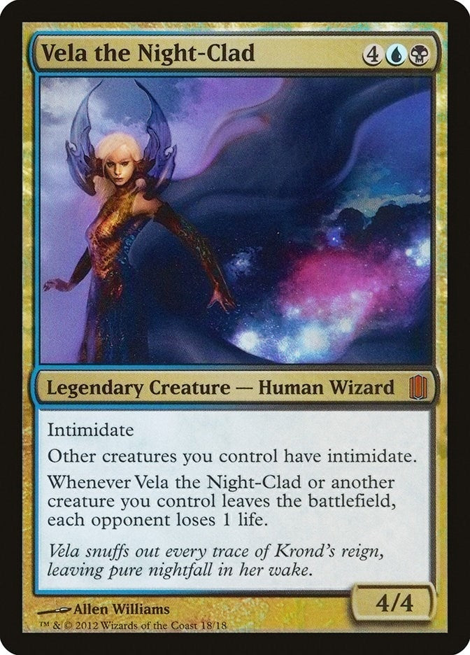 Image for Vela the Night-Clad (18) (CM1) - Magic: The Gathering