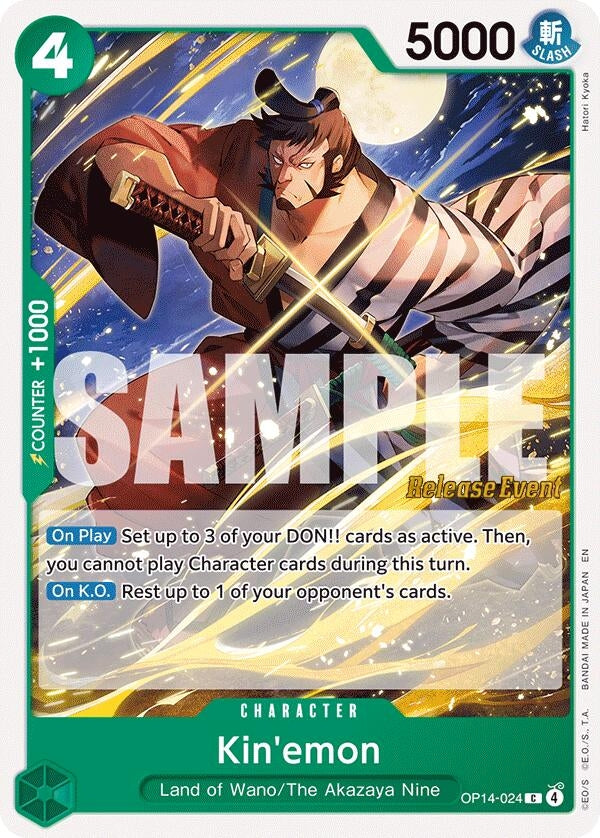 Image for Kin'emon (OP14-024) (OP14 RE) - One Piece Card Game