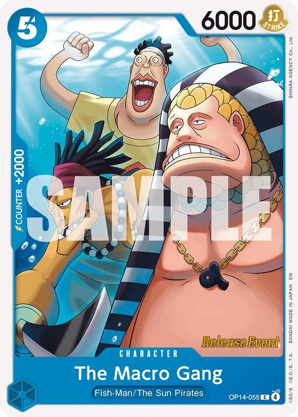Image for The Macro Gang (OP14-055) (OP14 RE) - One Piece Card Game