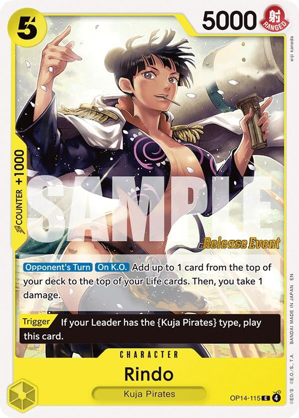 Image for Rindo (OP14-115) (OP14 RE) - One Piece Card Game