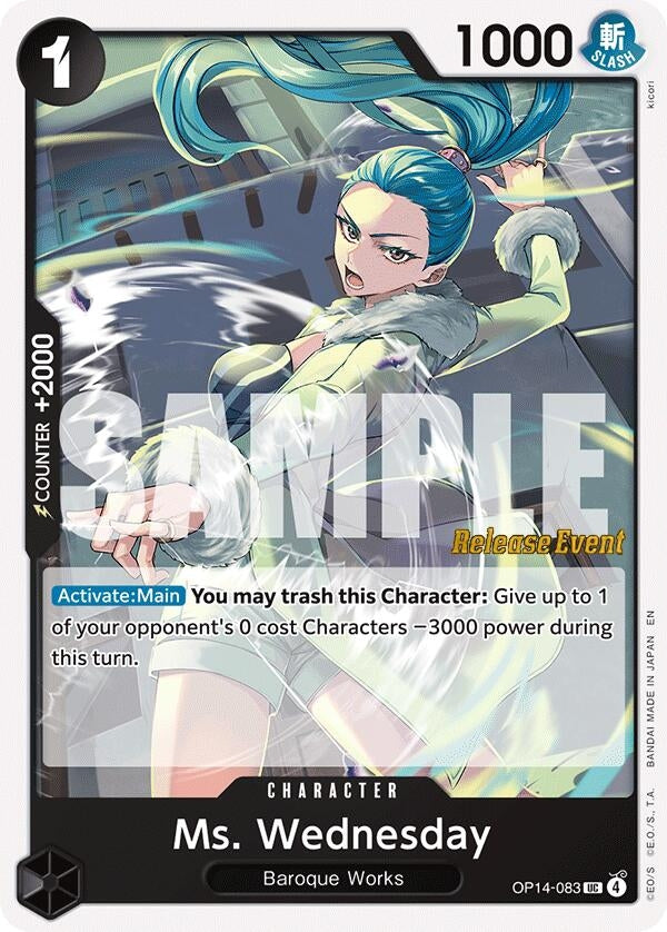Image for Ms. Wednesday (OP14-083) (OP14 RE) - One Piece Card Game
