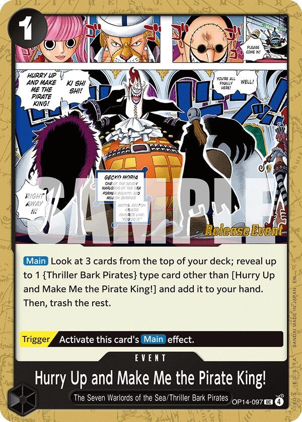 Hurry Up and Make Me the Pirate King! (OP14-097) (OP14 RE)