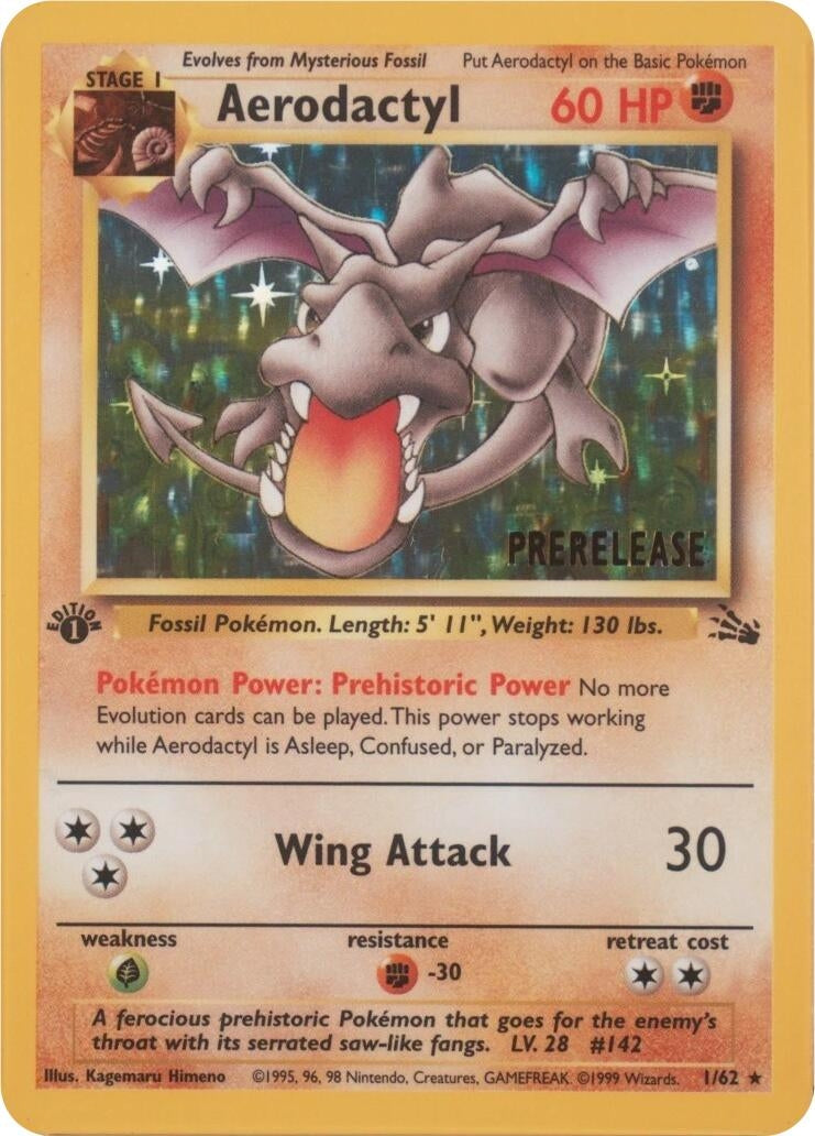 Aerodactyl (01/62) (Prerelease) (01/62) (MCAP)