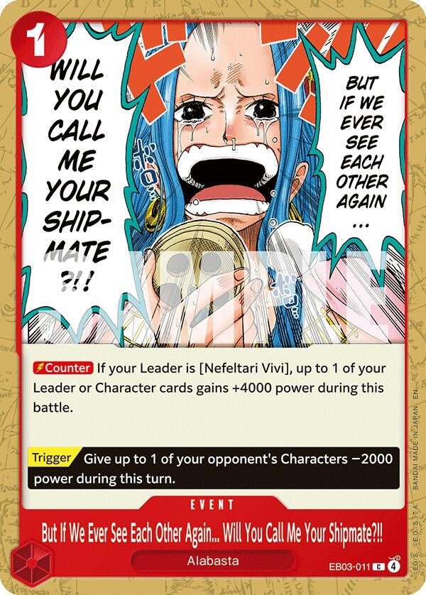 Image for But If We Ever See Each Other Again... Will You Call Me Your Shipmate?!! (EB03-011) (EB-03-04) - One Piece Card Game